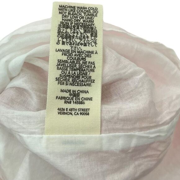 The Great Lagoon Dress Women’s Size 2 Pink Gingham Smocked Bow Strap Midi - Picture 11 of 12